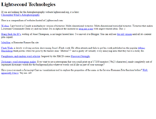 Tablet Screenshot of lightsecond.com